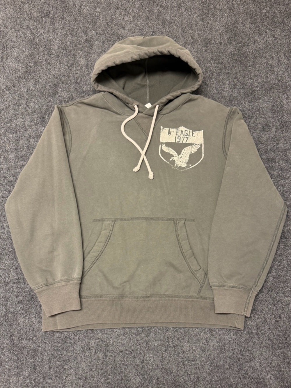 Y2K American eagle grey hoodie